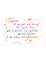 Calligraphie L'Amour est une force - Jane Sullivan