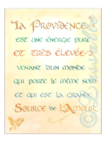 Calligraphie La Providence